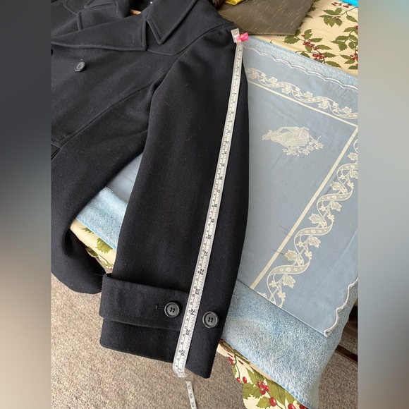 DANIEL HECHTER Paris  Men’s Pea coat navy size L - Picture 9 of 16